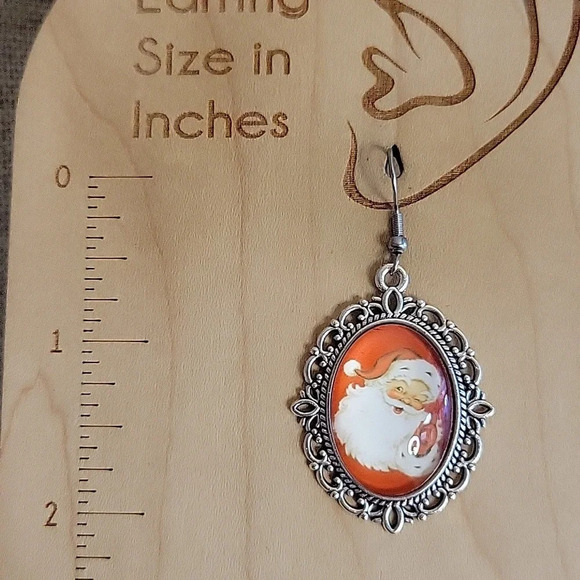 CLASSIC SANTA VINTAGE STYLE EARRINGS - Picture 5 of 7